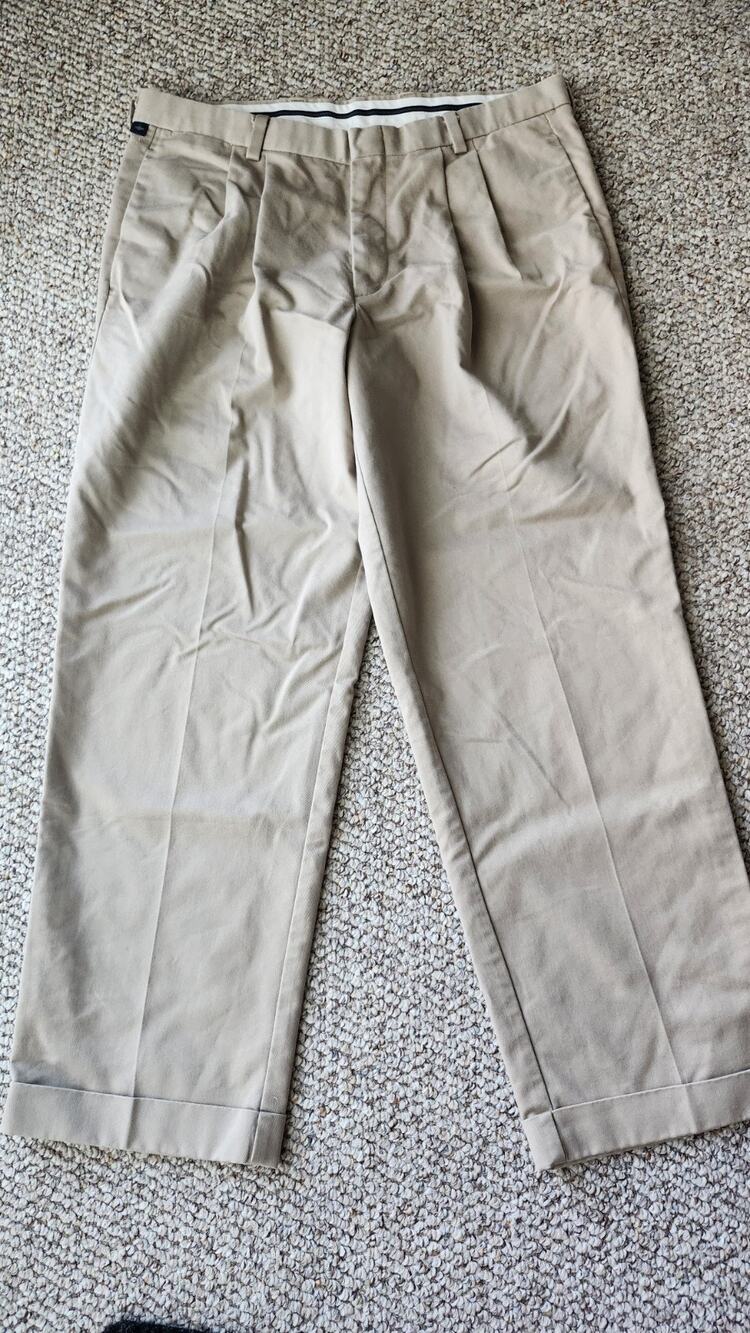 Dockers Stain Defender Khakis Men's 36x29 Beige Chino Pants 36W 29L Teflon #613